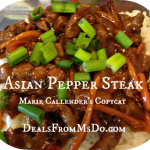 Asian Pepper Steak Copycat