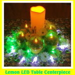 Lemon LED Table Centerpiece