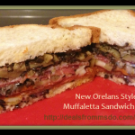 New Orleans Style Muffaletta Sandwich