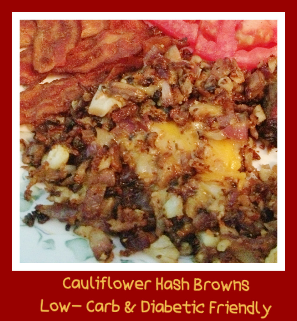 Cauliflower Hash Browns Breakfast