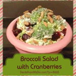 Broccoli Salad with Cranberries