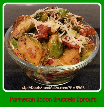 Parmesan Bacon Brussels Sprouts