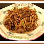 Beef Stir Fry Noodles