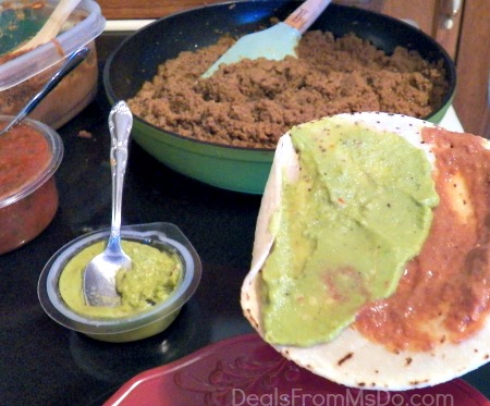 Double Decker Taco with Wholly Guacamole