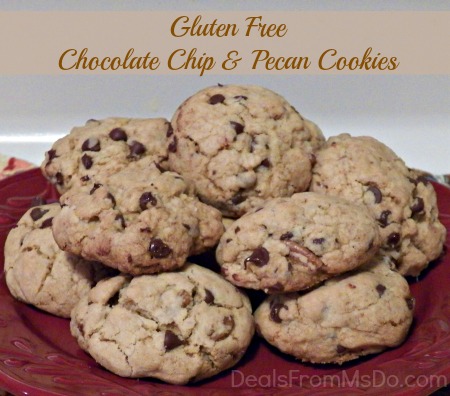 Gluten Free Chocolate Chip and Pecan Cookies National Chocolate Chip Cookie Day