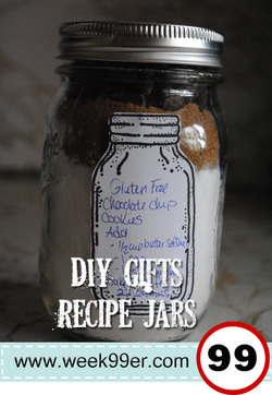 DIY Recipe Jar with Gluten Free Chocolate Chip Cookie Mix