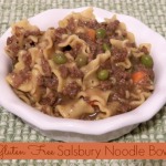 Salisbury Noodle Bowl and it Can be Gluten Free