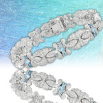 6 Ct Aqua Bracelet $319.99