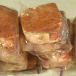 Packaged Pork Chops Ready for Cooking