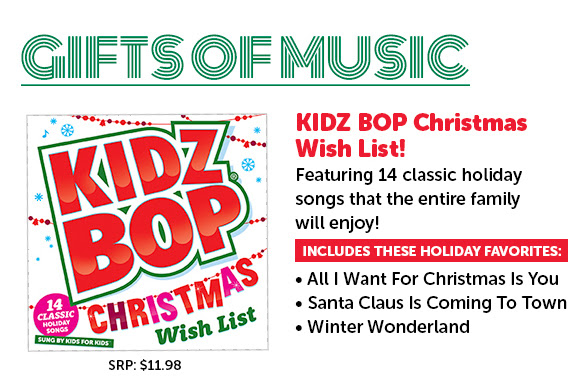 Kidz Bop Christmas Wish List CD
