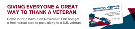 great clips haircuts for veterans