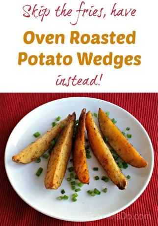 Oven Roasted Potato Wedges Main
