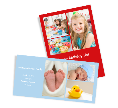 Starting at 12.99. See site for details. Personalized Collage Cards - Photo Collage Cards - Custom Greeting Cards. Feature up to 20 of your favorite photos on each card. Personalize with a title, message and background color. 100% Satisfaction Guaranteed.
