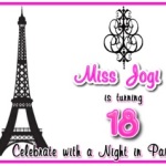 18th Paris Eiffel Tower Birthday